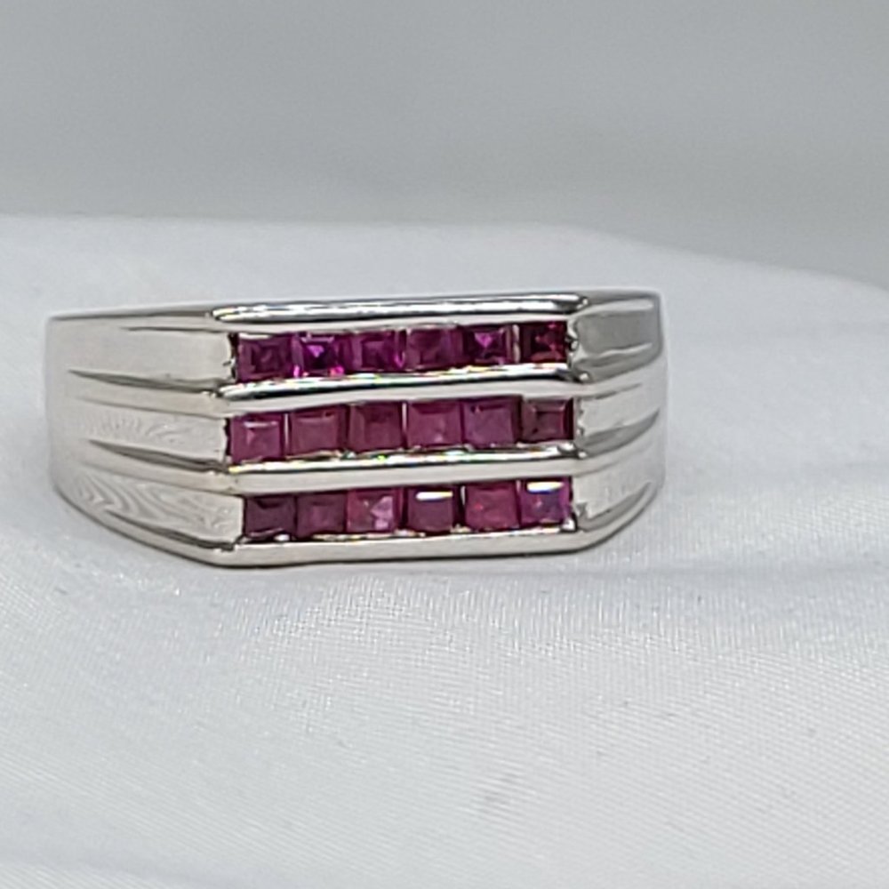 Nwot 925 Sterling Silver Ruby Ring - image 7